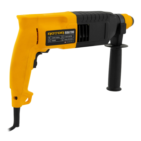 Ciocan rotopercutor ROTOR RRH700 , Putere 700W , 870 RPM, [4]