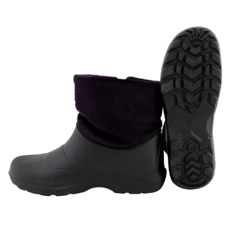 Cizme din PVC Femei Mov/Negru SET 10 PERECHI , Impermeabile, Antiderapante, Captuseala sintetica [2]