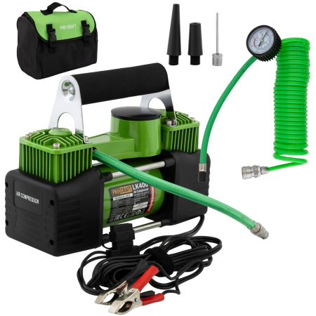 Scule Electrice - Compresor auto Procraft LK400, 25 A, 80 l/min, 25 atmosfere, 276W
