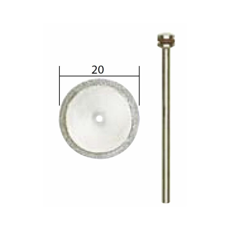 Disc debitor diamantat, 20x0.6mm, Proxxon 28840 [1]