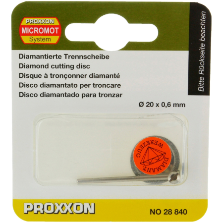 Disc debitor diamantat, 20x0.6mm, Proxxon 28840 [2]