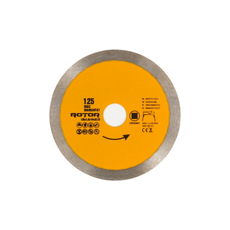 DISC DIAMANTAT 125x1.2x10x22.23 Continuu Rotor [1]