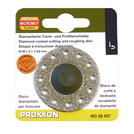 Disc diamantat 50x2.1x9.6mm, Proxxon 28557 [2]