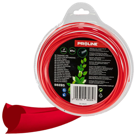 Piese si accesorii - FIR MOTOCOASA RANFORSAT - TRIUNGHIULAR 2.4MM / 87M
