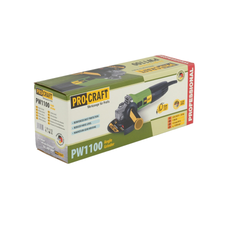 Flex Polizor Unghiular Procraft PW 1100, 1.1 kW, 11000 RPM, 125 mm [4]