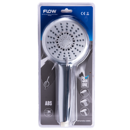 Accesorii Sanitare - FPD-3C Cap de dus multifunctional 3 in 1, crom ABS, FLOW