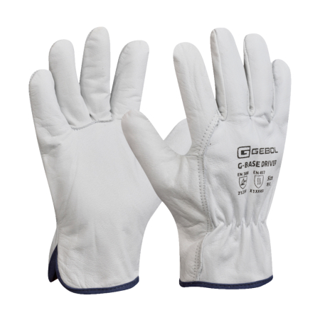 Gebol EP760010_10, Manusi de protectie G-Base Driver, din piele de bivol, rezistente la uzura, uz profesional, marimea 10/XL [1]