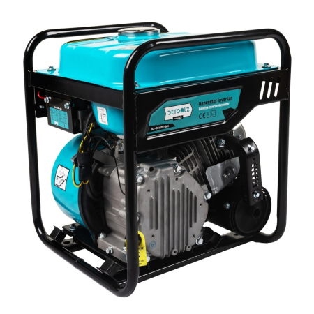 Generator invertor Detoolz, 3.7 kW, 1 priza 230V, motor pe benzina 4 timpi, pornire manuala, capacitate rezervor 9 litri [4]