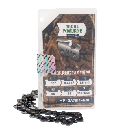 Lanturi si lame - Lant Micul Padurar 13", pas .325", grosime pinten 1.5mm, 56 pinteni, 28 dinti, full-chisel