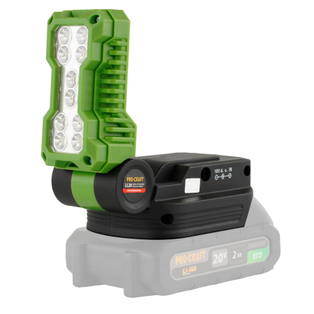 LL20 PROCRAFT – Reflector LED portabil pe acumulator LL20 PROCRAFT 500 lumeni, NU contine acumulator si incarcator [1]
