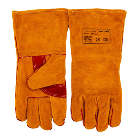  Accesorii & Consumabile Sudura - Manusi de sudura, galbene, textile, Rotor