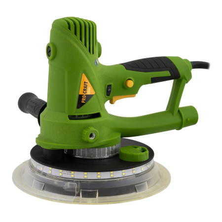 Slefuitoare excentrice - Masina de slefuit pereti Procraft EX950EL, 950 W, 180 mm, 1200-2500 rot/min cu aspirator sac