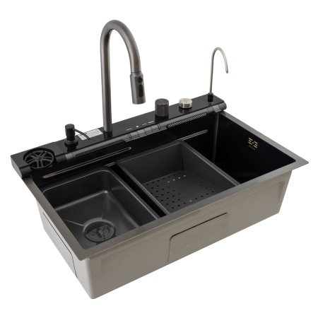 MH7546-SET-07 Chiuveta multifunctionala din inox nano black MIXXUS seria Decor [2]