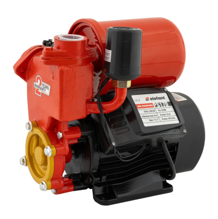 Hidrofoare, Pise si Accesorii - Mini Hidrofor Elefant PS170 fonta, silentios, 0.37 kW, turbina bronz, max 1.8 bari
