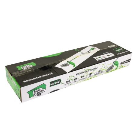 Motocoasa electrica Micul Fermier, 20V, 2 acumulatori 4Ah, 3 viteze, maner dublu, Brushless [2]