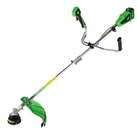 Motocoase - Motocoasa electrica Micul Fermier, 20V, 2 acumulatori 4Ah, 3 viteze, maner dublu, Brushless