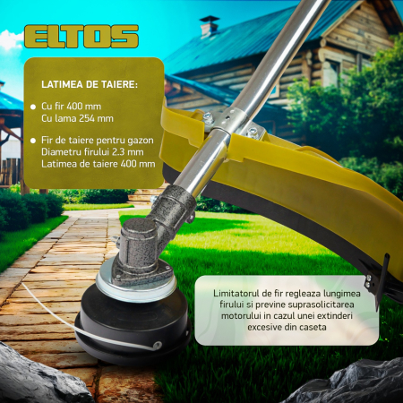 Motocoasa pe benzina EL5500 Eltos 4.7 CP , 5500 Watti [4]