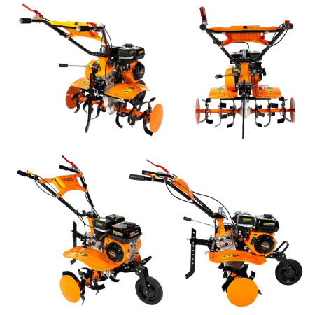 Motocultor Detoolz 8cp 212cc, benzina 4T, 3 viteze, pornire manuala [16]