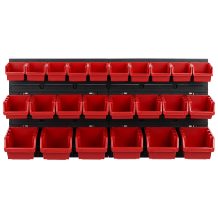 Organizare si depozitare - PANOU DEPOZITARE ATELIER CU CUTII - 26P.