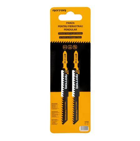 Panza fierastrau pendular pentru lemn, 100x75 mm Set 2 buc ROTOR RT111C [1]