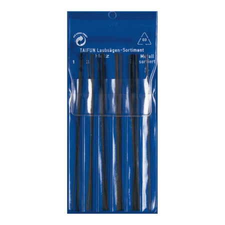 Discuri si panze - Pebaro 133, Set de panze pentru traforaj, 4 tipuri de panze pentru lemn si 2 panze pentru metal