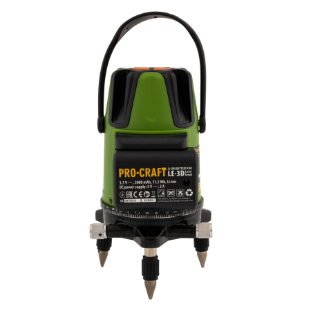 PROCRAFT LE-3D, Nivela laser [4]