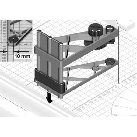 Proxxon 27076, Atasament taiere circulara pentru aparatul de taiat cu fir cald THERMOCUT TKS360 [5]