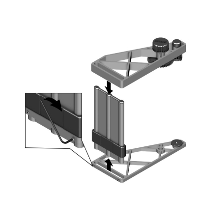 Proxxon 27076, Atasament taiere circulara pentru aparatul de taiat cu fir cald THERMOCUT TKS360 [4]