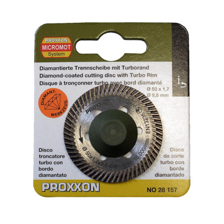 Proxxon 28157, Disc diamantat Turbo Rim, diametru de 50mm [1]