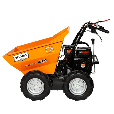 Roaba motorizata Detoolz, 7.5 CP, 212 cc, benzina 4T, capacitate cuva 300 Kg, 4 viteze [1]