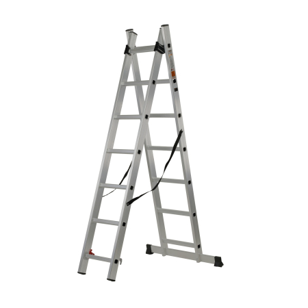 Constructii  - Scara multifunctionala 2X7 din aluminiu ROTOR KME207