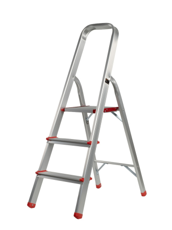 Constructii  - Scara pliabila cu 3 trepte din aluminiu ROTOR KMH0103