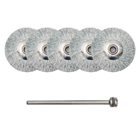 Perii sarma - Set discuri din otel inoxidabil, 22mm, Proxxon 28956