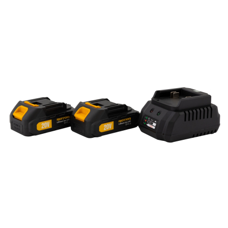  Acumulatori & Incarcatoare - Set incarcator 20V cu acumulator 20V/2Ah RCB-20V ROTOR
