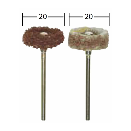 Set perii pentru slefuit din nylon, Proxxon 28282 Ø 20mm [1]