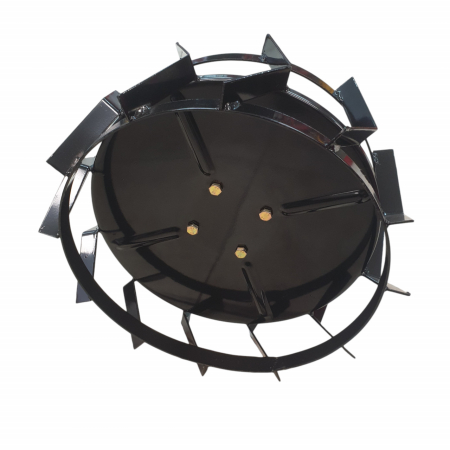 Set roti metalice 470x195 cu manicot, diametru ax 33mm, Elefant [4]