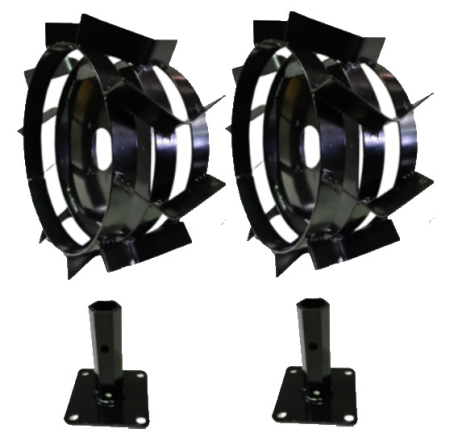 Set roti metalice 470x195 cu manicot, diametru ax 33mm, Elefant [1]