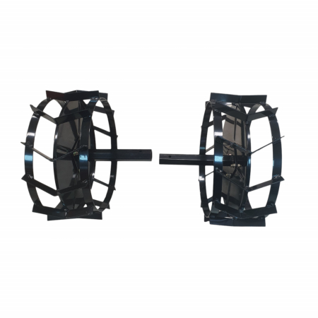 Set roti metalice 470x195 cu manicot, diametru ax 33mm, Elefant [2]