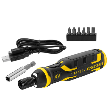 Bormasini - Stanley FMHT66719-0, Surubelnita electrica cu acumulator FatMax Power Assist 4V, 1.5Ah, incarcare USB + accesorii