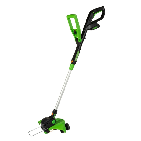Motocoase - Trimmer electric Micul Fermier, 20V, 2 acumulatori 2Ah, cu roti, Brushless
