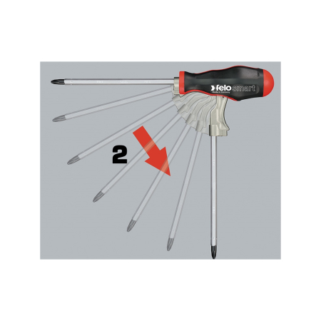 Trusa de surubelnite, Felo SMART, 1/4', 13 piese [12]