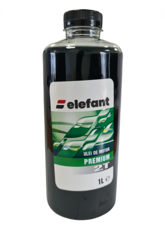 Consumabile  - Ulei verde amestec, motoare 2 Timpi, 1L ,30 ml/l, Elefant