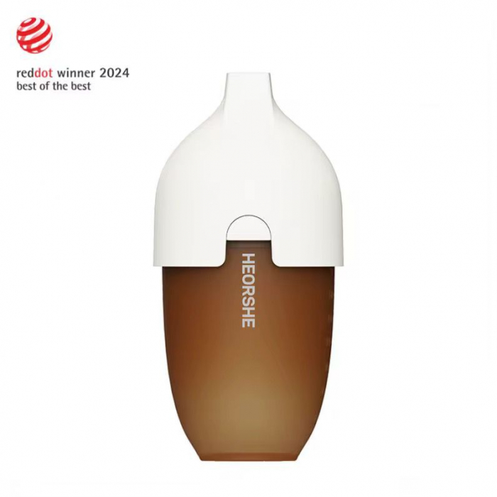 Biberon cu gât extra-larg HEORSHE 240ml ALB – Hrănire naturală, ca la sânul mamei [1]