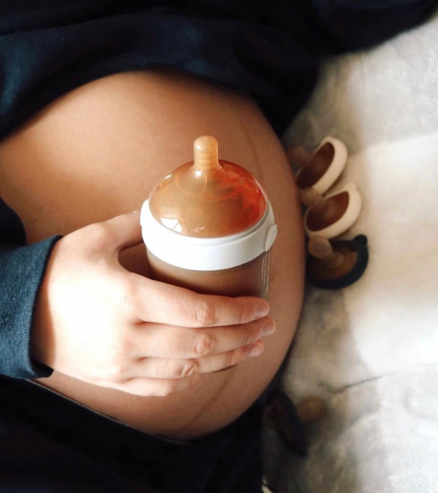 Biberon cu gât extra-larg HEORSHE 240ml ALB – Hrănire naturală, ca la sânul mamei [4]