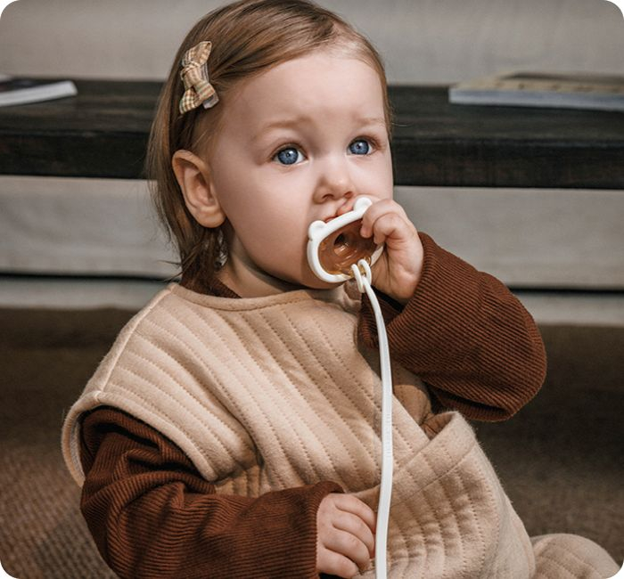 Curea din silicon HEORSHE ALB – Prindere sigură pentru suzetă sau jucărie [2]