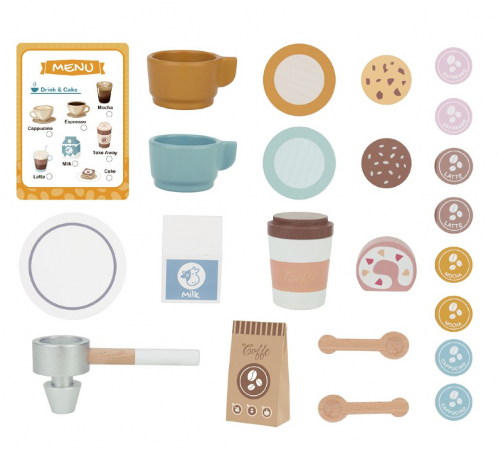 Espressor din Lemn cu Accesorii [2]