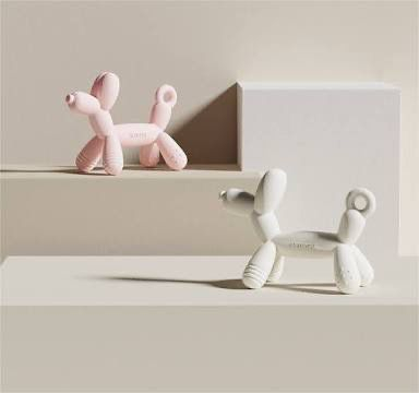 Jucărie de dentiție Puppy Teether HEORSHE ROZ – Calm și alinare în formă adorabilă [3]