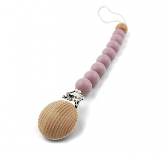 Lanț pentru suzetă – Silicon alimentar & Lemn natural [1]