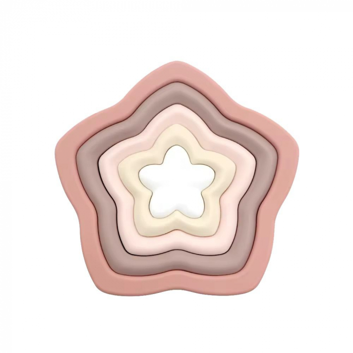 Set Stivuibil Stea din Silicon Multicolor [1]