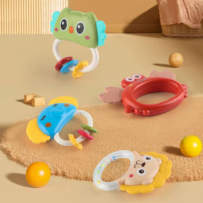 Set zornăitori Handbell Baby – 4 animale simpatice [3]